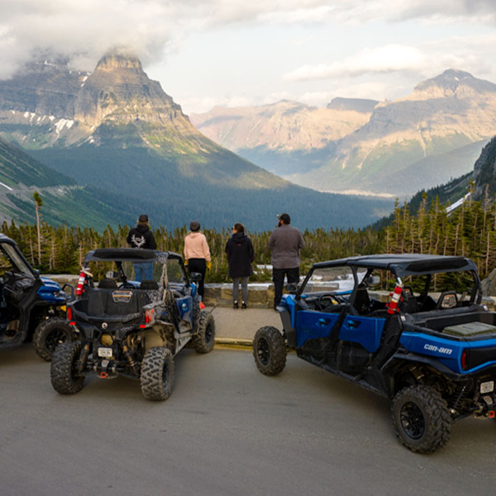 Glacier Ridge Runners - rent snowmobiles, utv's boats, pontoons - guided trips & adventures - in hungry horse flathead valley montana 