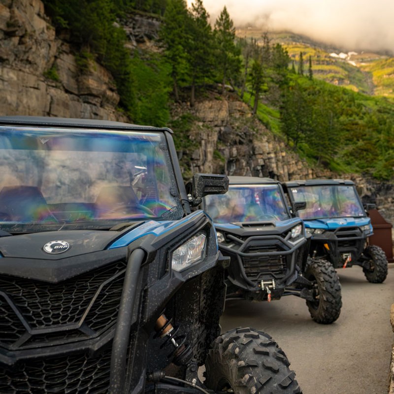 Boat UTV ATV side by side outdoor trips Glacier Park, Hungry Horse, Flathead Valley Montana gallery